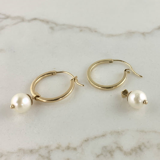 Lethbridge Hoop & Pearl